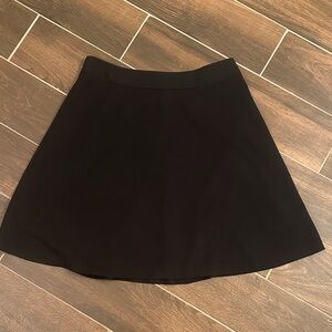 White House Black Market Classic Black A-Line Skirt